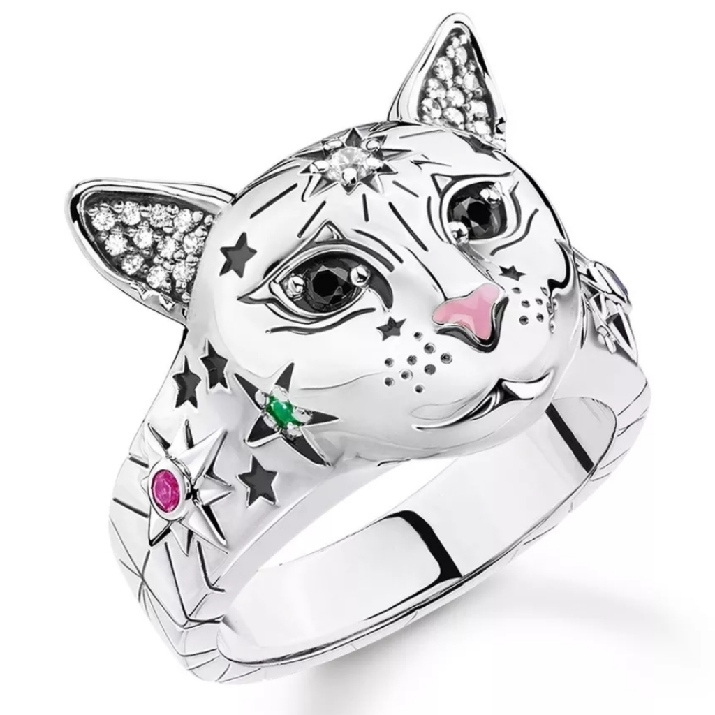 Retro Cat Ring